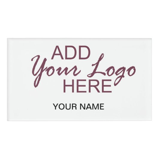 Naam Label acryl Naambadge (Voorkant)