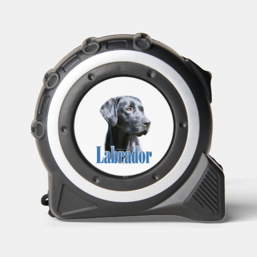 Naam labrador (zwart) rolmaat (Voorkant)