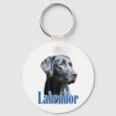 Naam labrador (zwart) sleutelhanger (Voorkant)