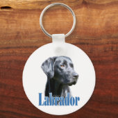 Naam labrador (zwart) sleutelhanger (Achterkant)