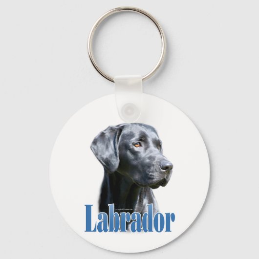 Naam labrador (zwart) sleutelhanger (Achterkant)