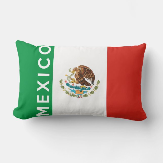naam land van mexico - vlag kussen (Voorkant)