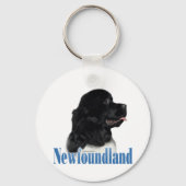 Naam Landseer Newfoundland Sleutelhanger (Voorkant)