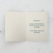 Naam Leeftijd Jersey Nummer Sentiment Hockey Sport Kaart (Binnen)