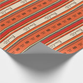 Naam Leeftijd Sentiment Etnisch Bohemian Boho Sina Cadeaupapier (Hoek)