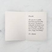 Naam Leeftijd Tekst Koken Lover Kok Chef Verjaarda Kaart (Binnen)