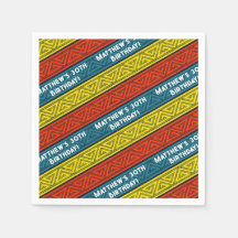 Naam & Leeftijd Verjaardagsfeest Celtic Stripe Roo