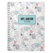 Naam leerkracht school notitieboek (Voorkant)