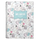 Naam leerkracht school notitieboek (Voorkant)