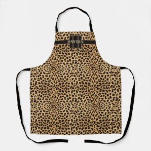 Naam Leopard Spot Monogram Schort