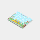 Naam leraar klaslokaal | Schuif op bus Post-it® Notes (Schuin)