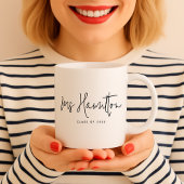 Naam leraar Klasse van het Jaar Educator Appreciat Koffiemok