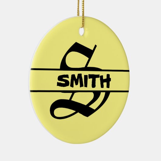 Naam Letter ornament aanpassen (Rechts)