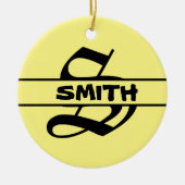 Naam Letter ornament aanpassen (Voorkant)