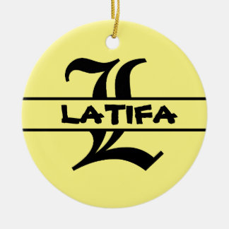 Naam Letter ornament aanpassen