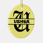 Naam Letter ornament aanpassen (Rechts)