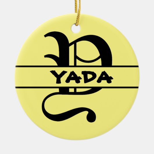 Naam Letter ornament aanpassen (Voorkant)