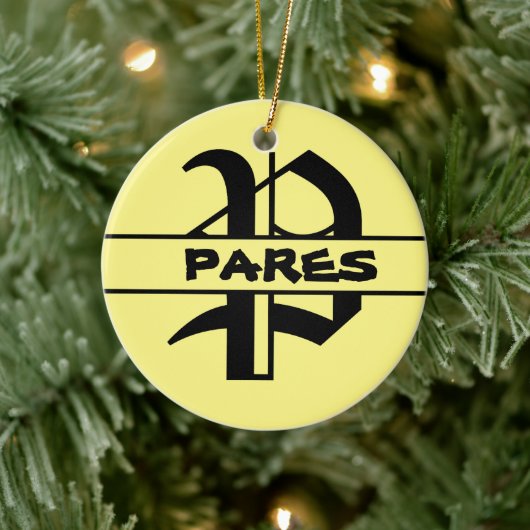 Naam Letter ornament aanpassen (Boom)