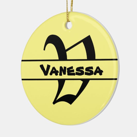 Naam Letter ornament aanpassen (Links)