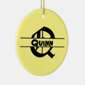 Naam Letter ornament aanpassen (Rechts)