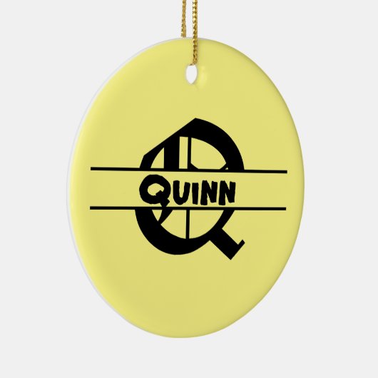 Naam Letter ornament aanpassen (Rechts)