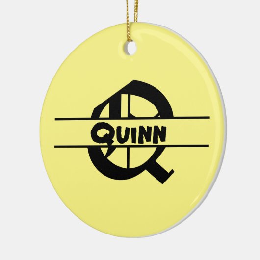 Naam Letter ornament aanpassen (Links)