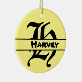 Naam Letter ornament aanpassen (Rechts)