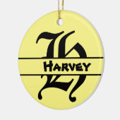 Naam Letter ornament aanpassen (Links)