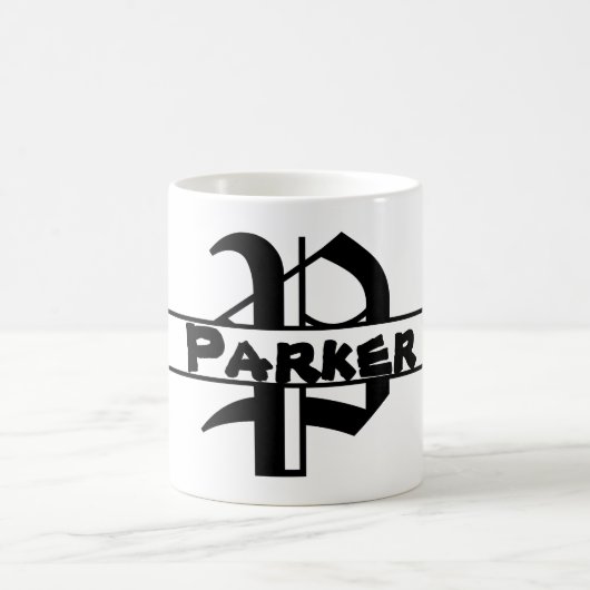 Naam Letter ornament aanpassen Koffiemok (Center)