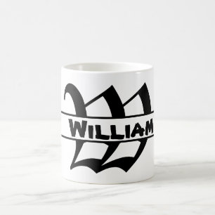 Naam Letter ornament aanpassen Koffiemok