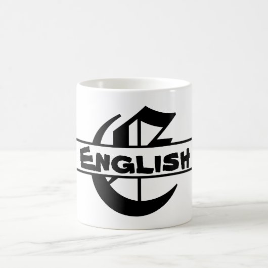 Naam Letter ornament aanpassen Koffiemok (Center)