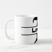 Naam Letter ornament aanpassen Koffiemok (Links)