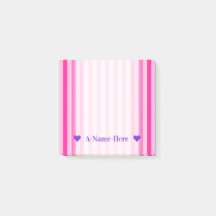  naam + lichtroze en dieproze strepen