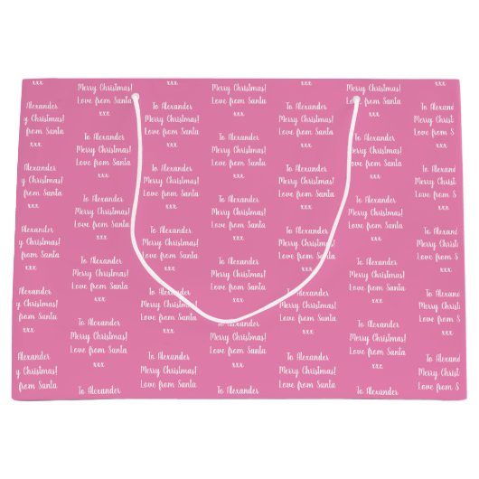 Naam Liefde uit Kerstmis Groot Cadeauzakje (Voorkant)