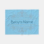 Naam Lijst Baby Blanket Fleece Deken (Voorkant (Horizontaal))