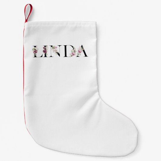 Naam Linda Kleine Kerstsok (Voorkant)