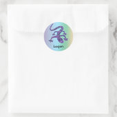 Naam Lizard Gecko Salamander Stickers | Bewerkbaar (Tas)