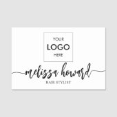Naam logo penseelscript tag (Voorkant)