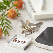 Naam logo sleutelhanger (Zijkant)