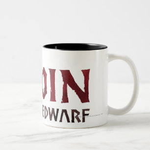 Naam logo tweekleurige koffiemok