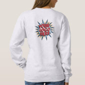 Naam & Logo Upload Sjabloon/Voor & Terug/Grijs Trui (Achterkant)