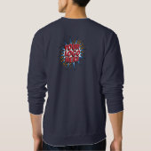 Naam & Logo Upload Sjabloon/Voor & Terug/ Navy Trui (Achterkant)