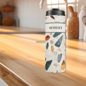 Naam, LRG-Glasspaanders Mozaïek Terrazzo Patroon 1 Thermosbeker