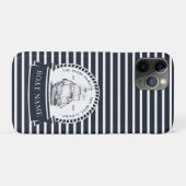 Naam Luxury Blue Boat Case-Mate iPhone Case (Achterkant (horizontaal))