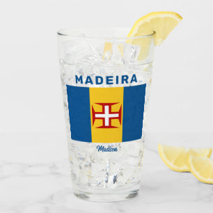 Naam Madeira Vlag Glas