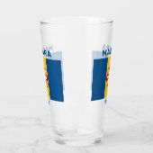 Naam Madeira Vlag Glas (Links)