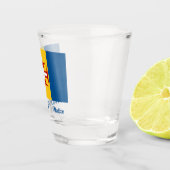 Naam Madeira Vlag Shot Glas (Rechts)