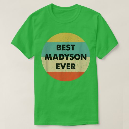 Naam Madyson T-shirt (Design voorkant)