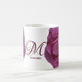 naam Margaret roze rozen plezier Koffiemok (Center)