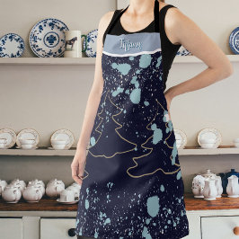 Naam marine goudboom witte sneeuwkajuit meer huis schort